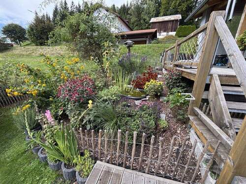 zertifizierter Naturgarten - 4 Zimmer Einfamilienhaus zum Kaufen in Haidmühle