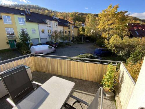 Balkon mit Blick zum Fuchturm - 