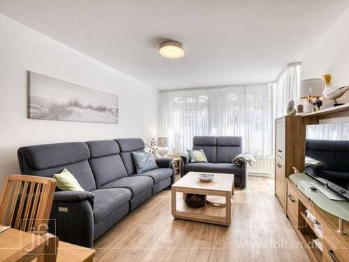 Wohnbereich... - Etagenwohnung mit 58,60 m&sup2; in Norderney zum Kaufen
