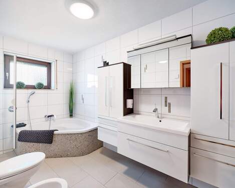 Tolles Tageslichtbad - 