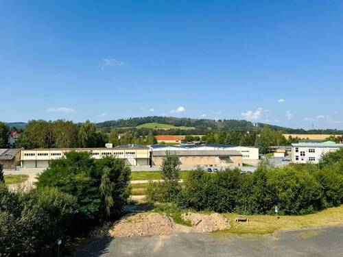 Blick aus dem Dachspitz Südflügel nach Norden - 