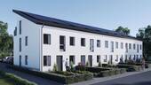 Visualisierung_Vorne - Nebau-Projekt: 5 Reihenhäuser mit PKW-Stellplatz