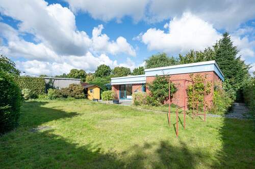 Gartenansicht - 3 Zimmer Einfamilienhaus in Hamburg