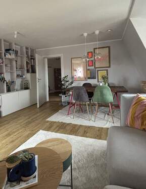 Wohn- Essbereich.jpeg - 2 Zimmer Etagenwohnung zum Kaufen in Leipzig