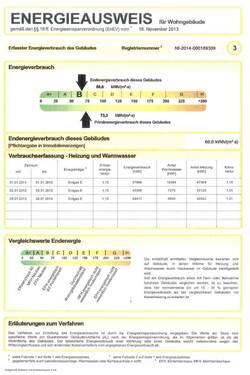 Energieausweis - 