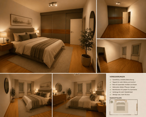 Modernes Schlafzimmer - 