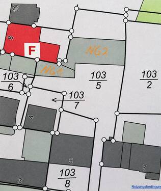 zwei Gründstücke Liegenschaften 103/5 + 103/7 - Halle in Sehlem