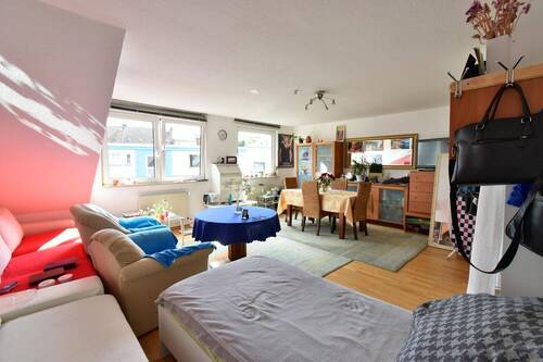Wohn-und Esszimmer - Etagenwohnung mit 57,00 m² in Duisburg / Duissern zum Kaufen
