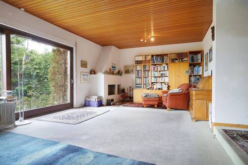 EG Wohnzimmer Ansicht 1 - 7 Zimmer Doppelhaushälfte in Leimen