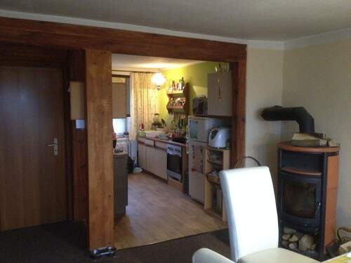 Blick in die Küche - 