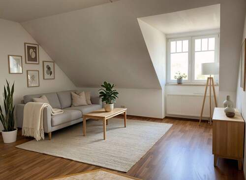 Beispiel Wohnung Dachgeschoss - (KI generiert) - 