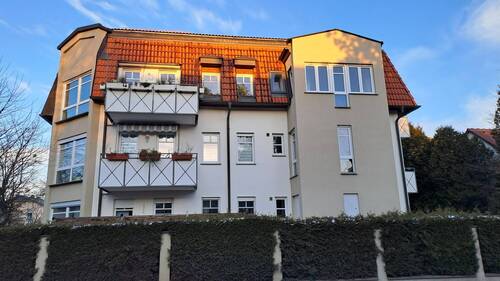 Hausseitenansicht.jpg - 1 Zimmer Terrassenwohnung zum Kaufen in Dresden