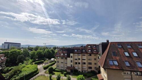 Ausblick Balkon - Helles 2 Zimmer-Appartement mit Balkon!