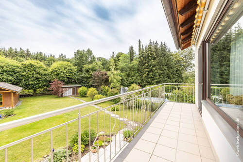 Herrlicher Ausblick vom Balkon - 