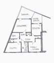 Grundriss - 3 Zimmer Etagenwohnung zum Kaufen in Klausen