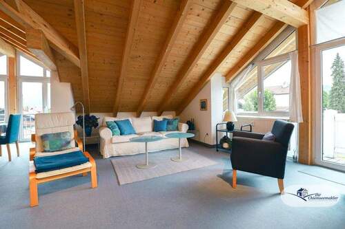 Wohnbereich - 2 Zimmer Etagenwohnung zum Kaufen in Bernau am Chiemsee