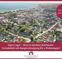 Super Lage! - Meer in direkter Reichweite Grundstück mit Baugenehmigung für 4 Wohnungen! - Grömitz