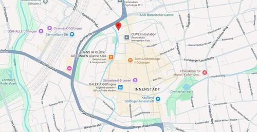 Lage Google Maps - Etagenwohnung mit 82,00 m&sup2; in Göttingen zum Kaufen