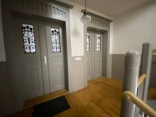 Blick zur Wohnung - 