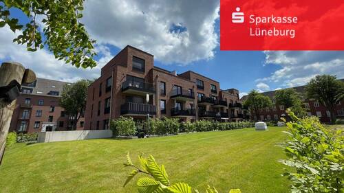 Gartenansicht - 2 Zimmer Etagenwohnung zum Kaufen in Lüneburg