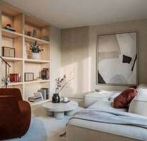 Modern. Möbliert. Mitten in Augsburg - 2-Zimmer-Apartment mit Terrasse & Hülsta-Interior