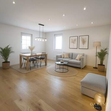 AI Visualisierung - Etagenwohnung mit 69,00 m² in Aspach zum Kaufen