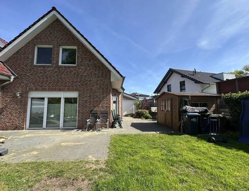 Rückansicht - 4 Zimmer Doppelhaushälfte in Lingen