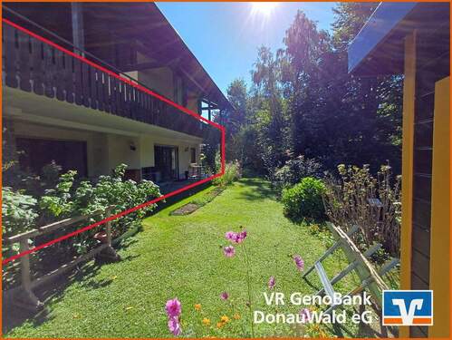 Gartenterrasse XXL - Ein Paradies für Gartenliebhaber! Schöne Eigentumswohnung mit Garage in Solla bei Thurmansbang