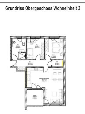 Wohnung 1. Obergeschoss / WE 3 - 3 Zimmer Etagenwohnung zur Miete in Konz