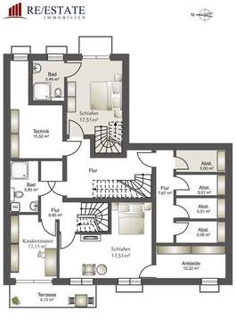 *2-Zimmer-Maisonette-Gartenwohnung Nr. 1 UG - 