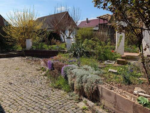 Gepflasteter Zuweg Garten - 