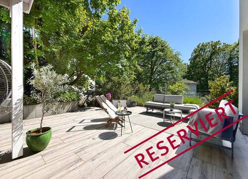 RESERVIERT! - RESERVIERT: Logenplatz mit Panoramablick: Moderne, energieeffiziente Doppelhaushälfte in Blankenese
