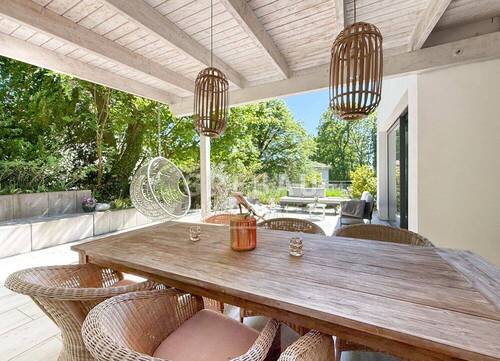 überdachter Bereich der Süd-Terrasse - 