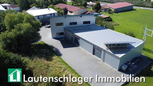 2 abtrennbare Hallen mit Büroebene - Sofort verfügbar! Lager- und Produktionshallen + Büro in Postbauer-Heng, Gewerbegebiet Ost an der B8