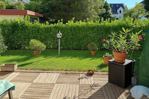 Terrasse mit Garten - Etagenwohnung mit 68,00 m&sup2; in Lörrach / Brombach zum Kaufen