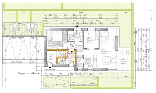 Erdgeschoss, Haus A - 