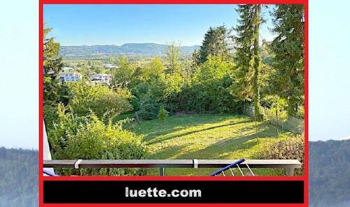 herrlicher Fernblick - Haus im Haus 4-Zi-Whg, 2 Balkone + Büro GästeZi., überd. Terrasse, Rasengrundstück, Garage, schöne sonnige Westlage...