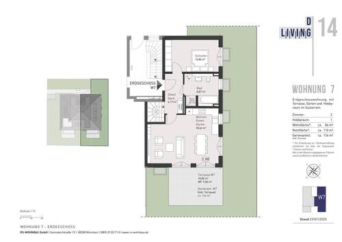 Wohnung07_EG - Terrassenwohnung mit 86,00 m&sup2; in München zum Kaufen