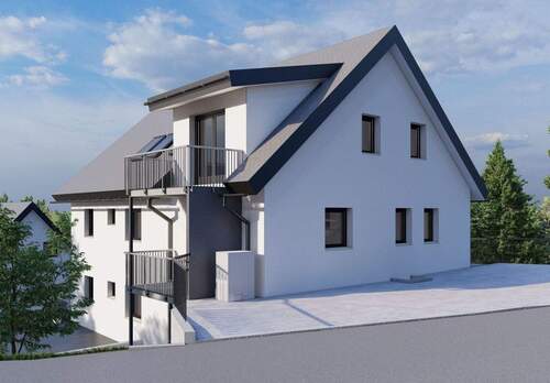 Zugang Bergweg - 2 Zimmer Etagenwohnung in Pleinfeld
