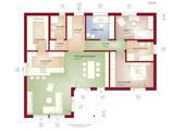 Grundriss - Einfamilienhaus mit 126,00 m&sup2; in Damflos zum Kaufen