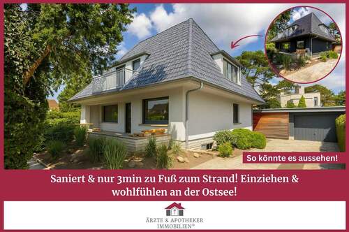 Alfred Hagelstein (1) - Saniert & nur 2min zu Fuß zum Strand! Einziehen & wohlfühlen an der Ostsee!