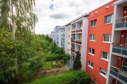 Ansicht hinten - 2 Zimmer Etagenwohnung in Halle (Saale)