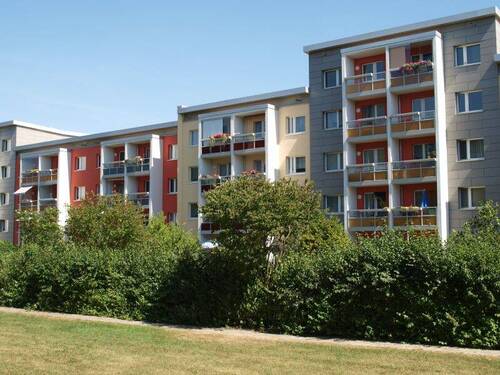 Hinteransicht - Etagenwohnung mit 47,70 m² in Halle (Saale) zur Miete