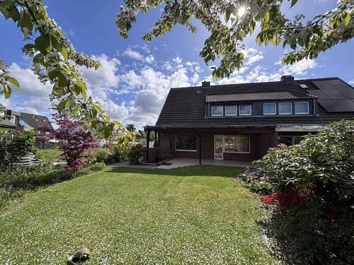 Gartenansicht - Doppelhaushälfte mit 114,00 m&sup2; in Tönisvorst zum Kaufen