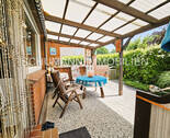 Überdachte Terrasse, windgeschützt - 