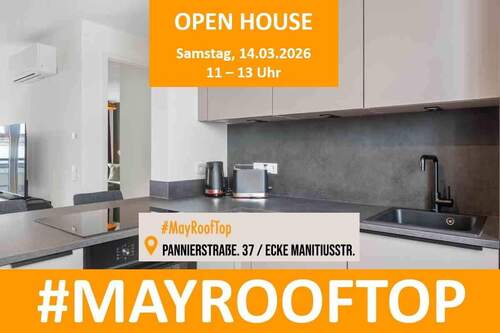 MayRoofTop OPEN HOUSE - 3-Zimmer-Neubauwohnung mit herrlicher Aussicht in unmittelbarer Nähe zum Maybachufer