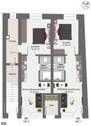 Grundriss Erdgeschoss - WE 1 + WE 2 - 