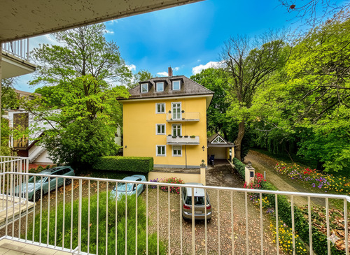 Blick nach Süd u. Innenhof - Lage - Lage - Lage - 3,5-Zimmer-Atelier m. 2 Balk. in den grünen Innenhof, Nähe Pacelli Palais