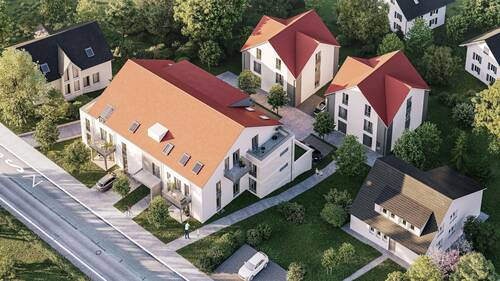 Straßenansicht vom Gesamtprojekt (WEG) - 