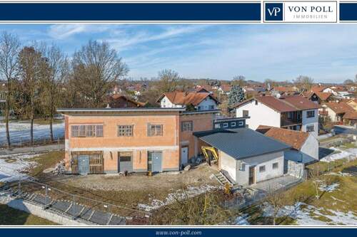 Bild 1 - Hochwertiger Rohbau Einfamilienhaus mit Einliegerwohnung voll unterkellert mit Nebengebäude